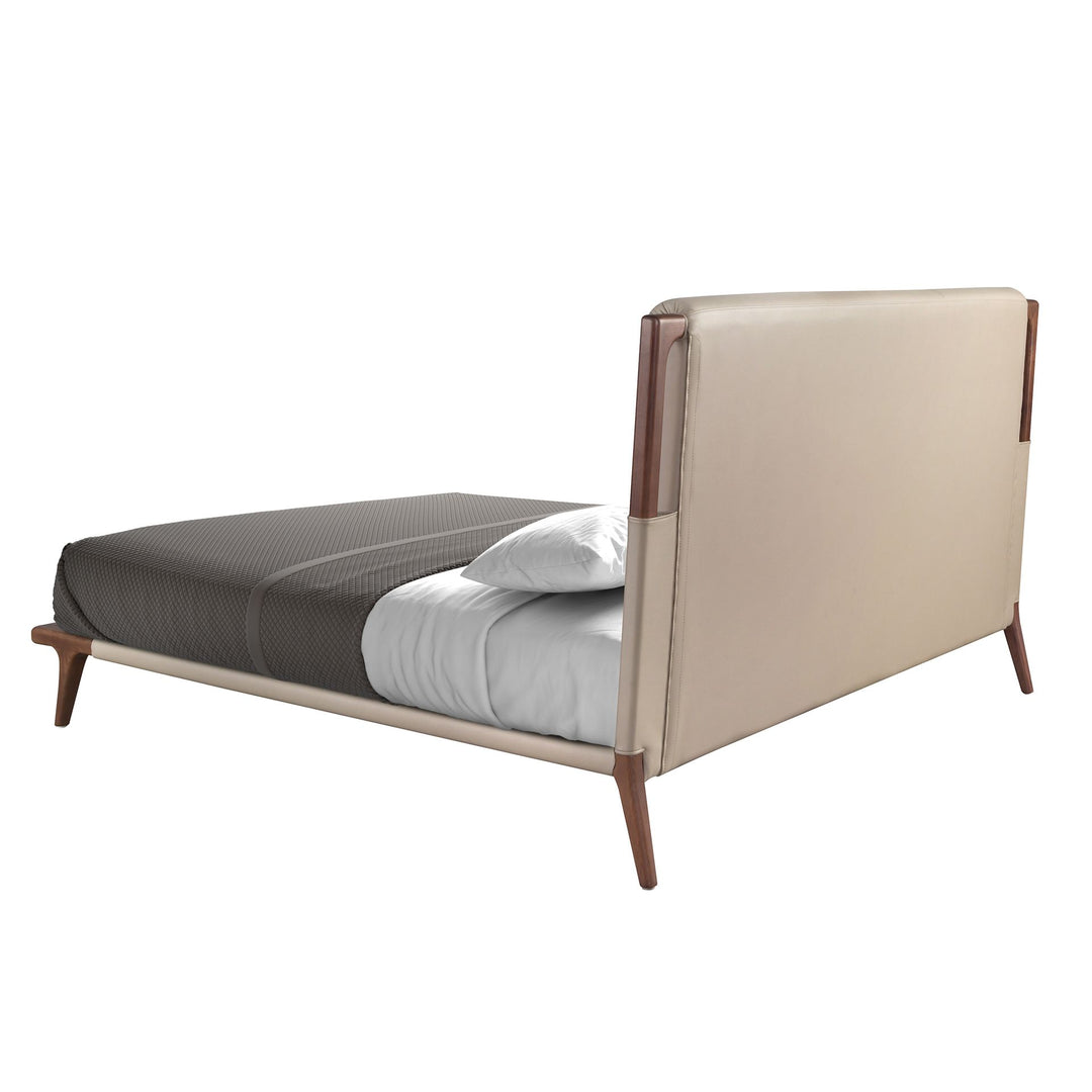 Bremen 180x200 Polsterbett Kunstleder LENO color mink back