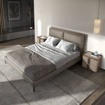 Bild in Galerie anzeigen, Leipzig 180x200 Polsterbett Kunstleder LENO color mink top