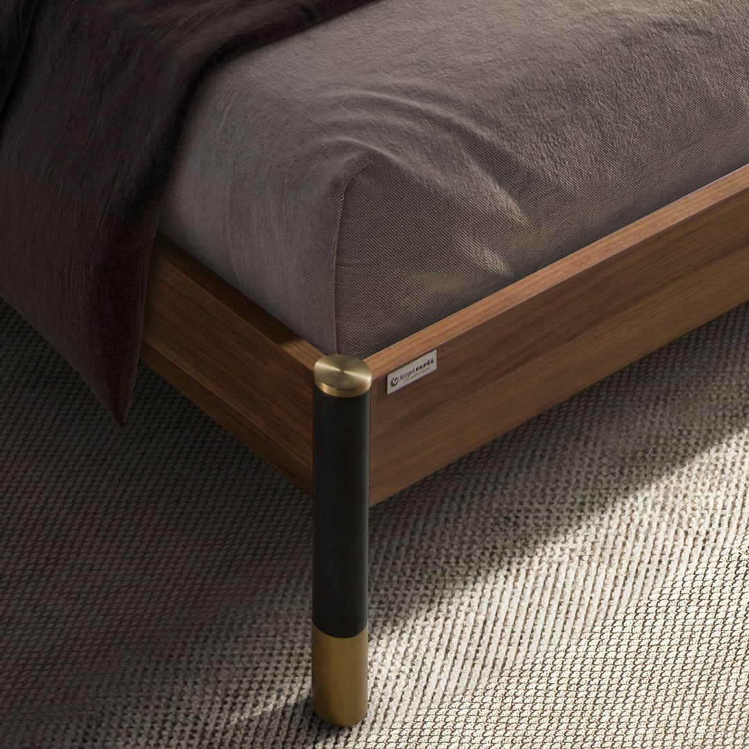 Mannheim 160x200 Polsterbett Kunstleder LENO color Grau detail