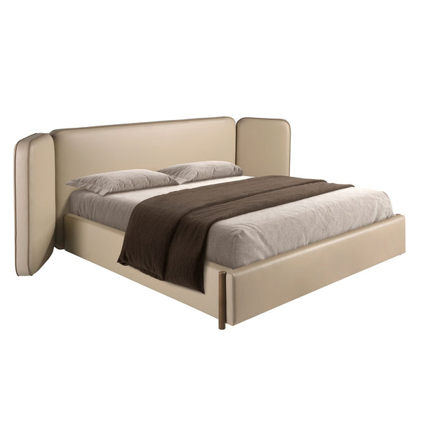 Nürnberg 180x200 Polsterbett Kunstleder LENO color mink main